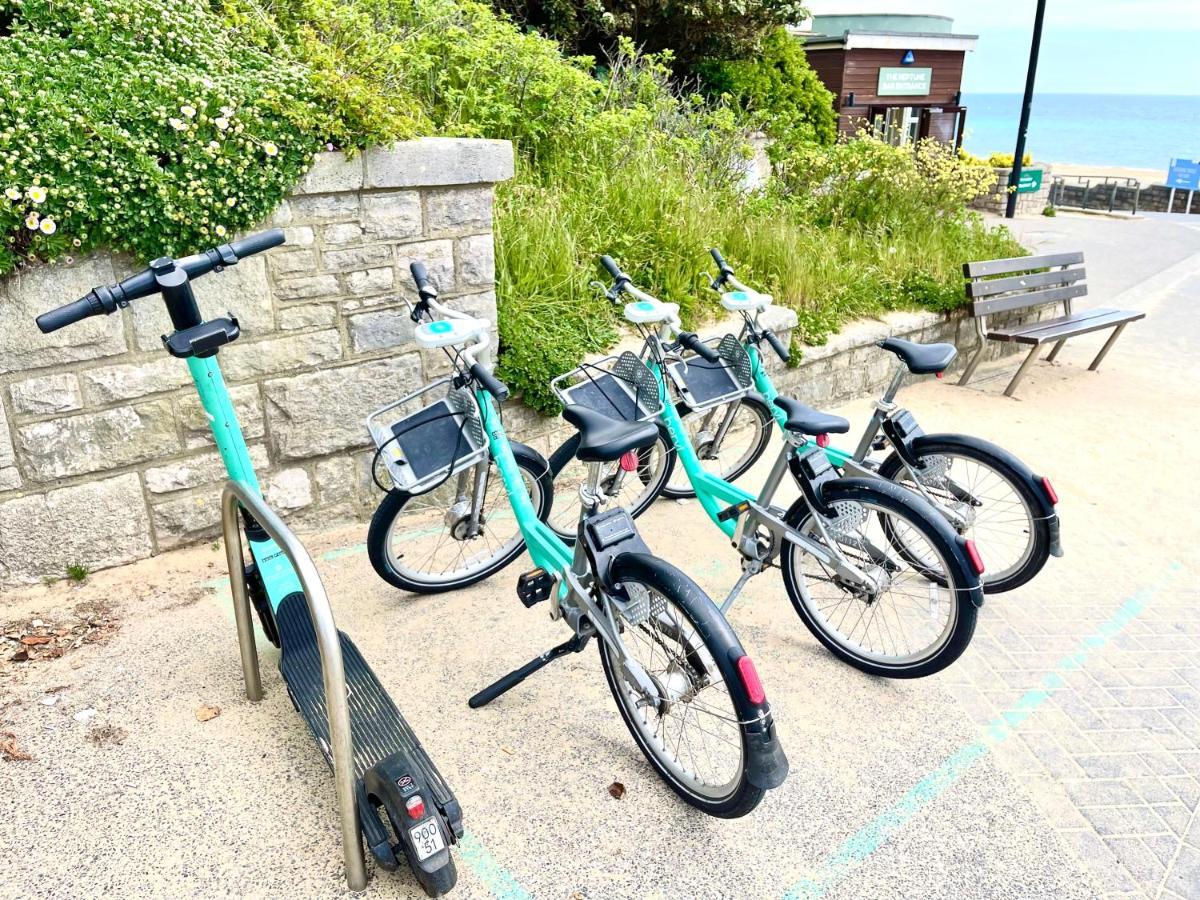 Sea View Family Stay By Beach Gym & Parking Bournemouth Esterno foto