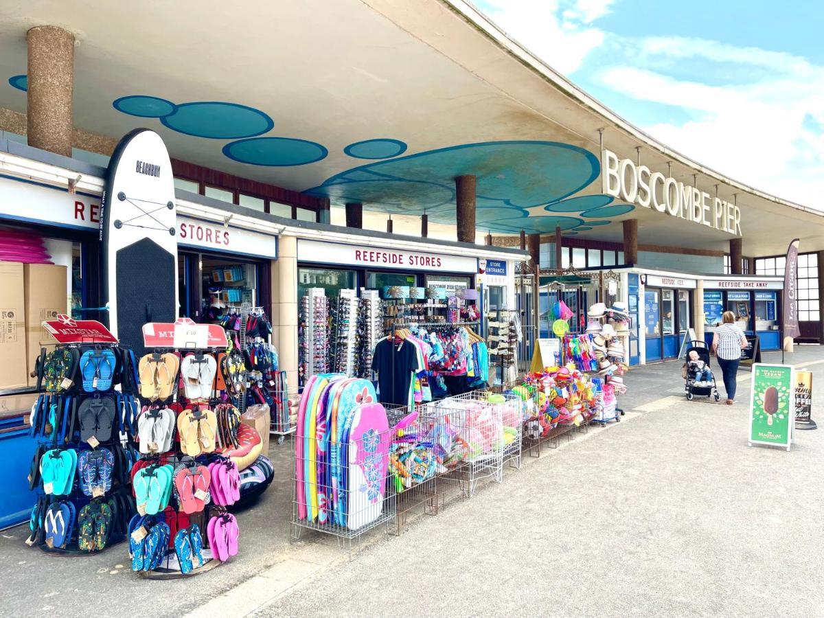 Sea View Family Stay By Beach Gym & Parking Bournemouth Esterno foto