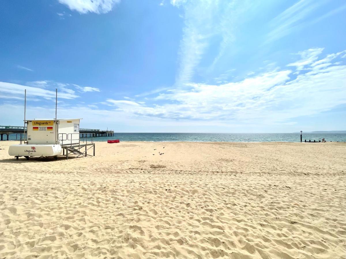 Sea View Family Stay By Beach Gym & Parking Bournemouth Esterno foto